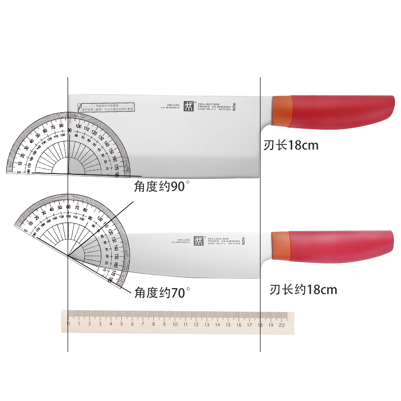 【自营】双立人Nows切菜刀家用厨房刀具切片刀中片刀正品-图1