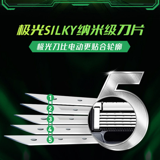 Gillette Aurora manual 8-blade shaver