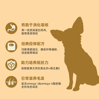 【自营】ACANA/爱肯拿鸡肉衡养犬粮10.2kg高营养护胃易吸收亮毛发