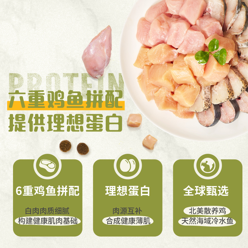 【自营】ACANA爱肯拿美国进口农场盛宴猫粮鸡肉成猫幼猫猫粮1.8kg