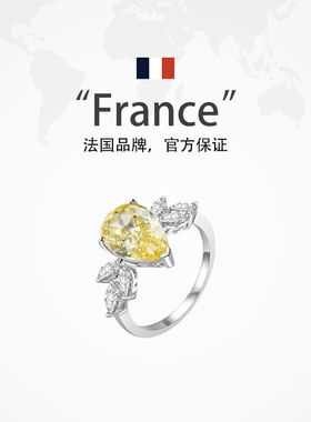 爱心戒指纯银女轻奢高级感超闪