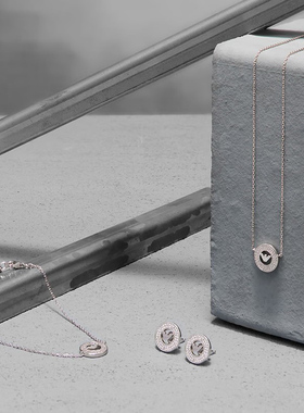 阿玛尼银质精致女士项链