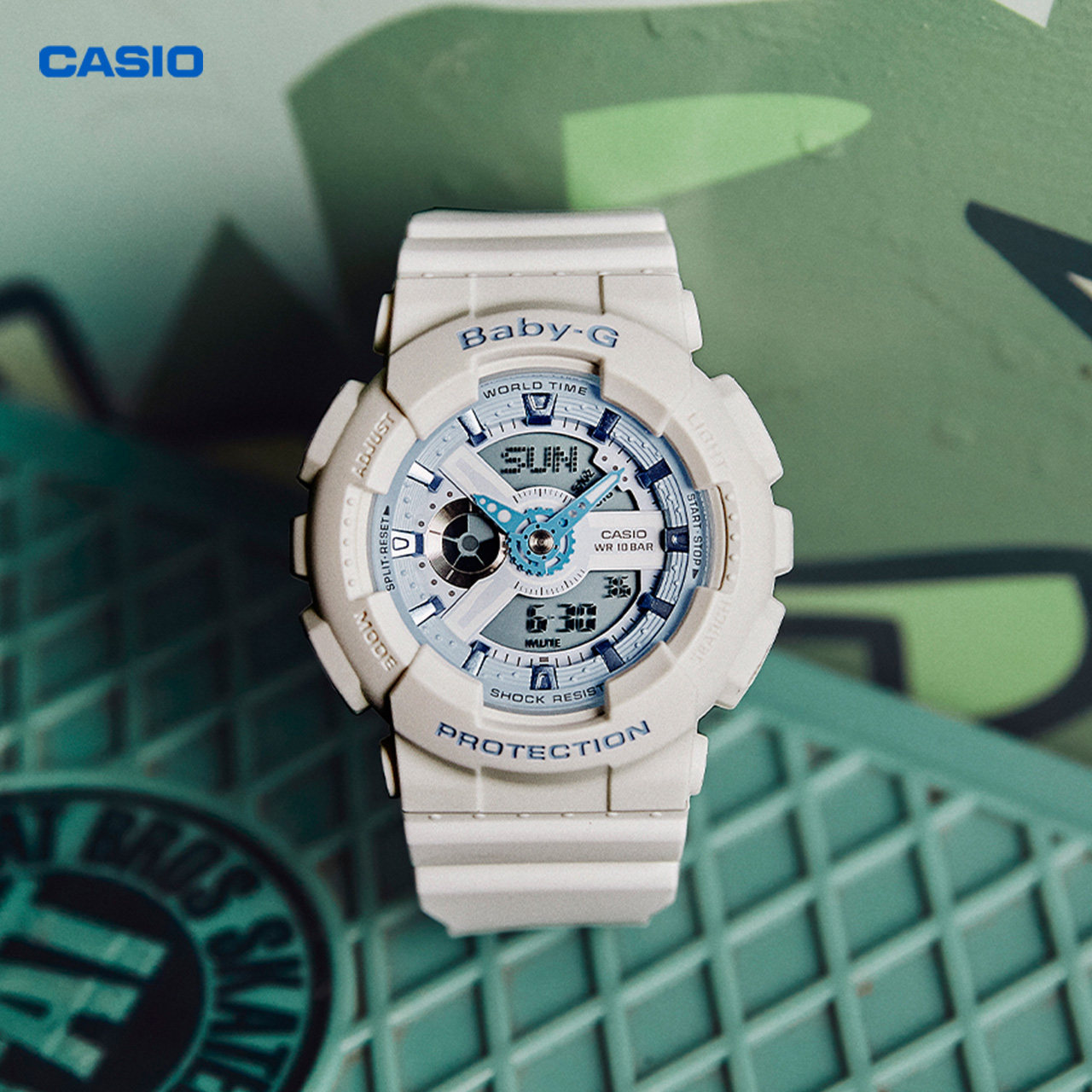 【自营】casio baby-g运动防水风女表 天猫国际自营全球超级店日韩腕表