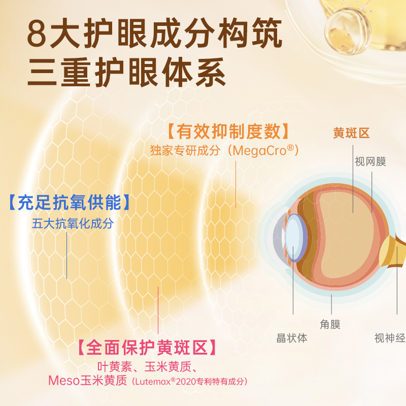 【自营】VitaRealm维乐原叶黄素儿童蓝莓护眼旗舰店正品2瓶非软糖