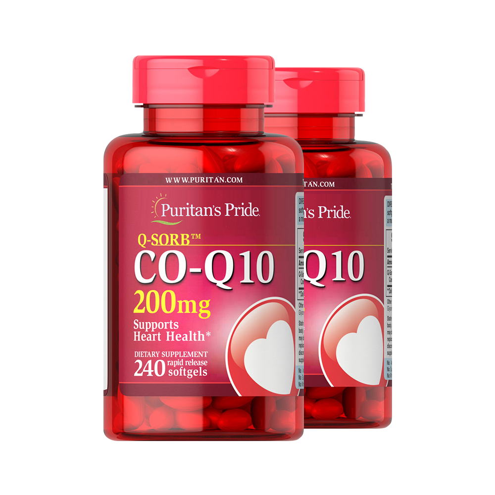 【自營】普麗普萊輔酶Q10軟膠囊200mg*2瓶高含量護心美國進口保健_天貓國際自營進口超市_保健食品_膳食營養補充食品