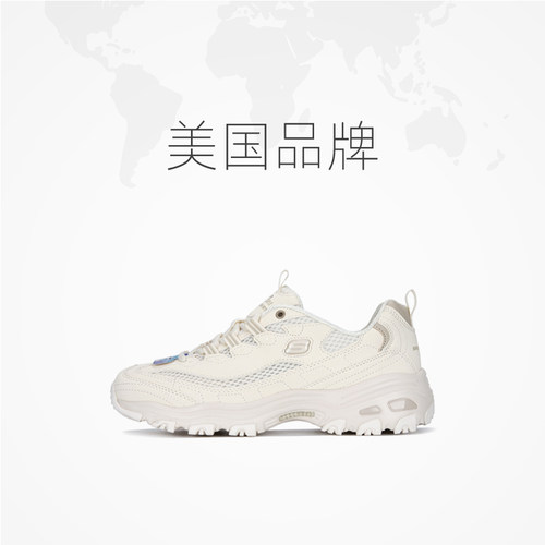 【自营】Skechers斯凯奇春季熊猫鞋女鞋缓震运动鞋增高老爹休闲鞋 - 图3