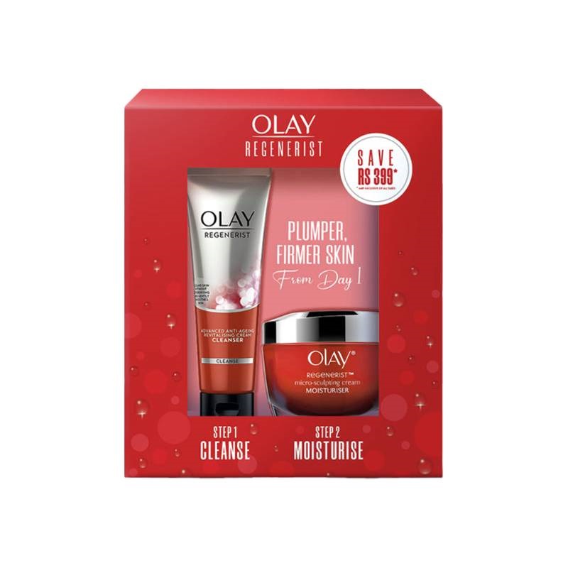 【自营】Olay/玉兰油新生焕活洁面乳100g+大红瓶新生塑颜面霜50g - 图3