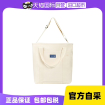 (Self-Employed) Wilson Wilwin Skew Satchel Bear Printed Beige Fashion Single Shoulder Tennis Backpack