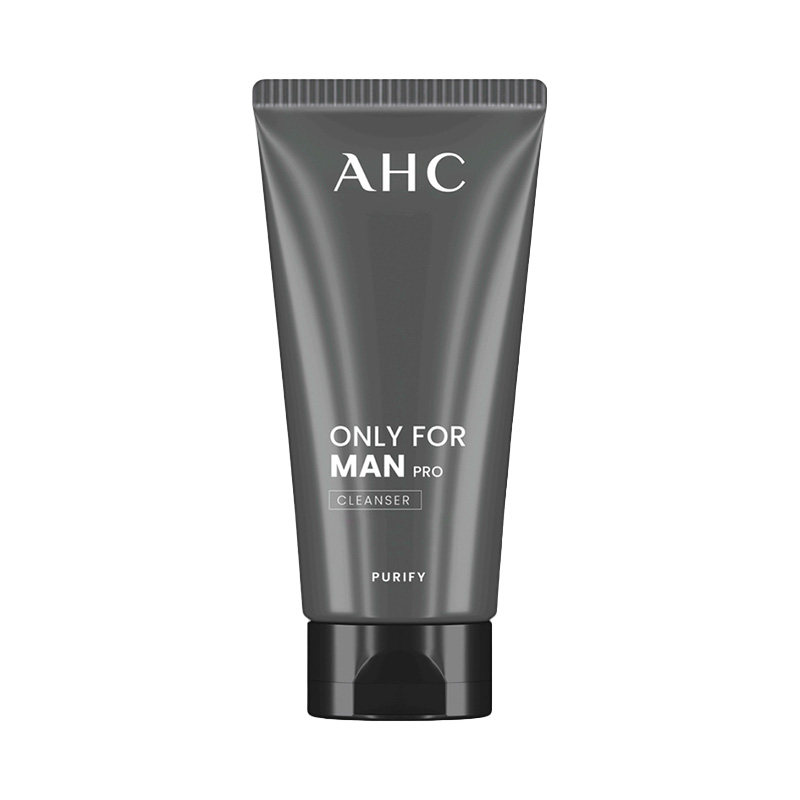 【自营】AHC男士洗面奶180ml清洁黑头控油舒缓保湿洁面乳男生专用