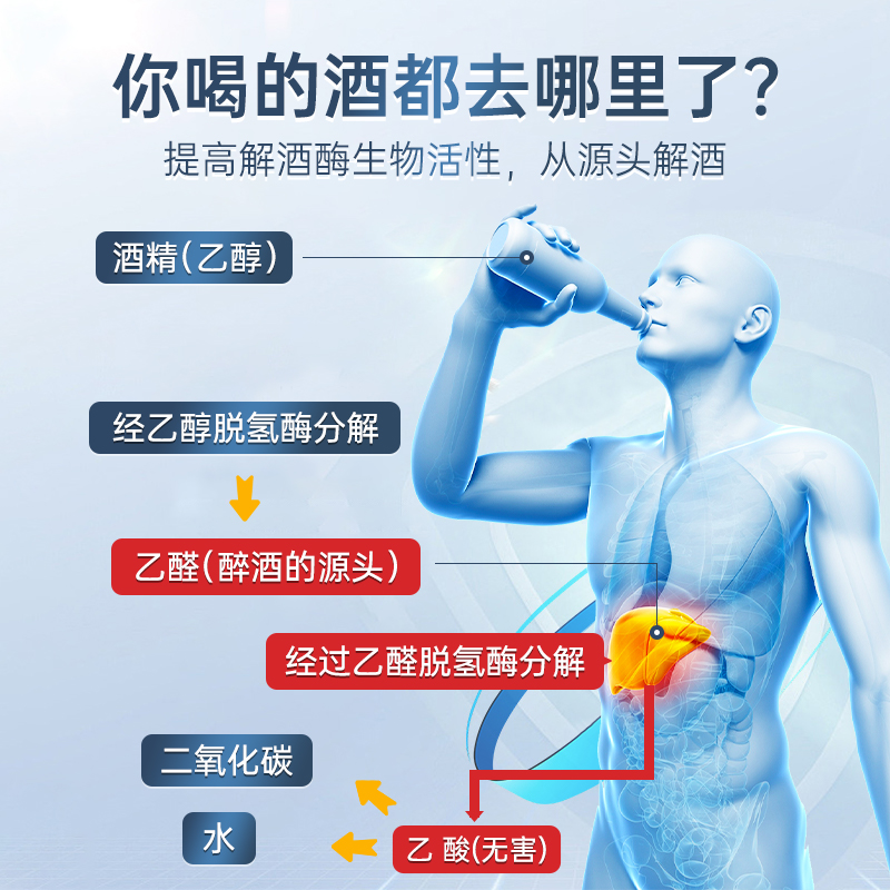 【自营】日本pillbox解酒药喝酒前快速醒酒糖姜黄丸防宿醉神器*6 - 图1