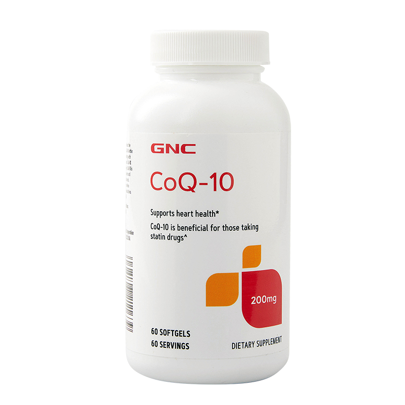 天猫国际进口超市GNC健安喜辅酶Q10软胶囊200mg60粒/瓶美国进口成人0