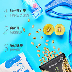 【自营】Wonderful万多福原味开心果600g年货坚果干活过年零食