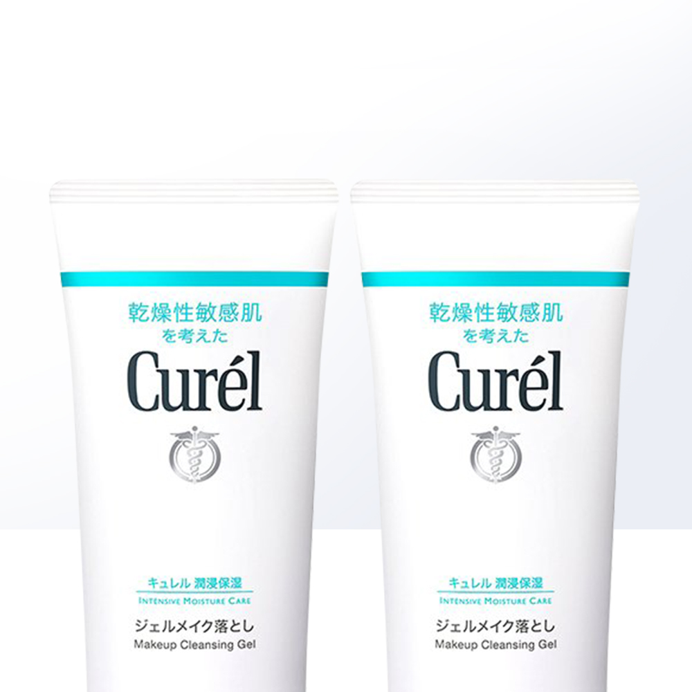 天猫国际进口超市日本Curel/珂润保湿卸妆啫喱130g*2支组合敏感肌可用补水清洁脸部1