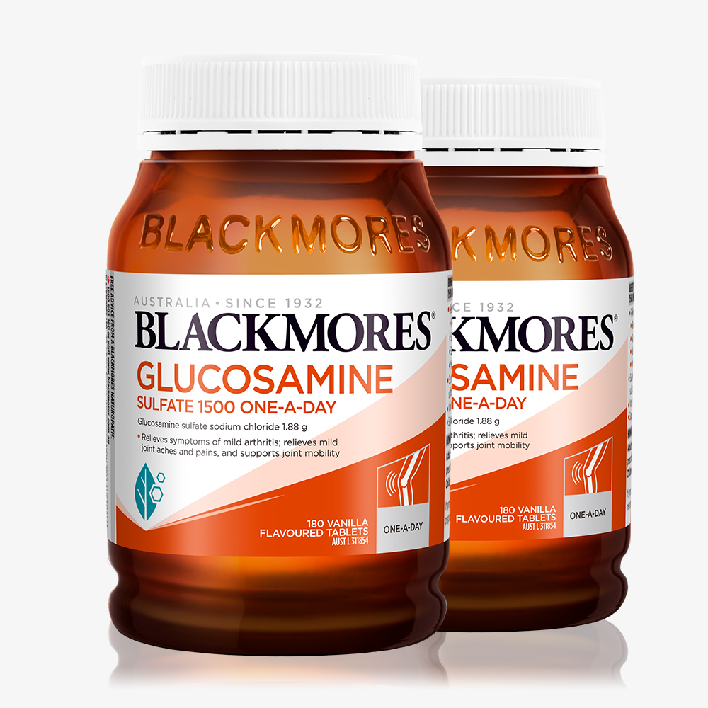 天猫国际进口超市【直营】2瓶*澳洲Blackmores澳佳宝氨糖维骨力硫酸葡萄糖胺180粒0
