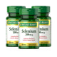 Nature's Treasure Selenium Tablets 200mcg 100 capsules * 3 ຂວດ