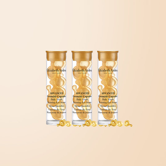 Elizabeth Arden Time and Space Revitalizing Eye Capsule Essence 7 капсул 1,2 мл*3 дорожный гель для глаз
