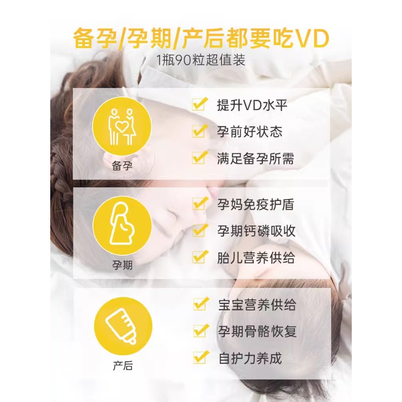 【自营】2瓶装Naturewise 1000iu活性25羟基维d3阳光瓶维他命90粒 - 图2