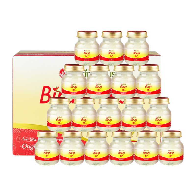 天猫国际进口超市双莲 泰国燕窝即食燕窝正品冰糖型45ml*6*3 孕妇营养滋补品0