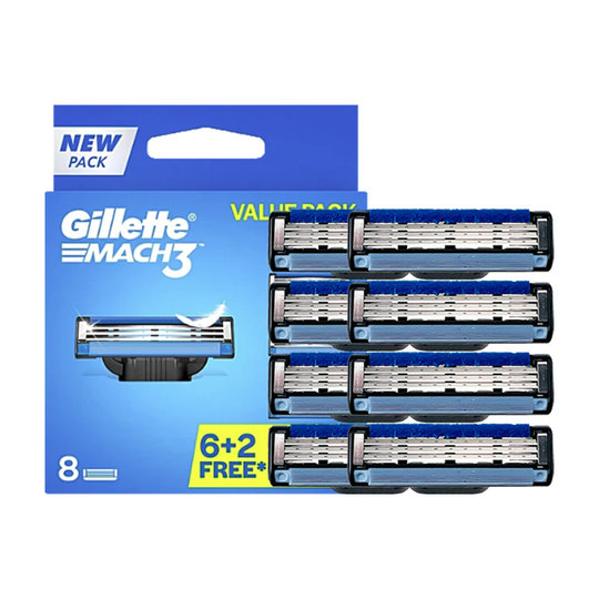 Self-operated Gillette Speed 3 shaver heads 8 pack
