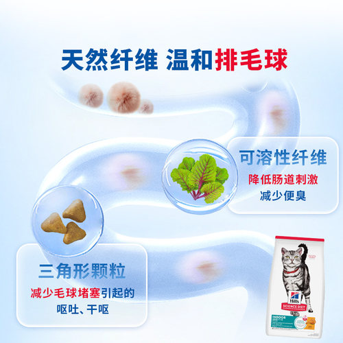 【自营】希尔思室内成猫粮减肥粮体重控制肠胃呵护希尔斯成猫粮 - 图0