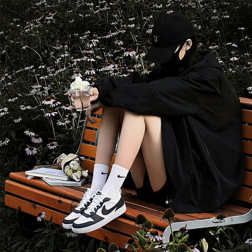 【自营】Nike耐克正品女鞋2025秋季新款新款低帮板鞋潮流休闲鞋女 - 图1