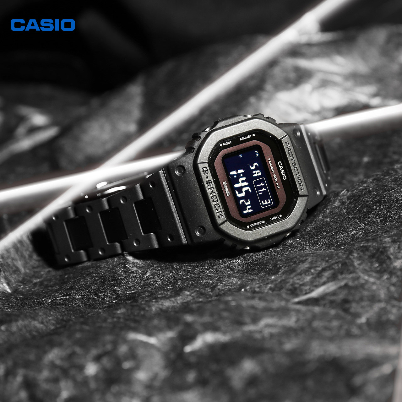 【自营】Casio卡西欧G-Shock小方块电子防水运动手表男GW-B5600 - 图2