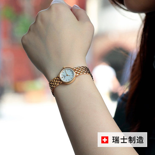 【自营】Tissot天梭小可爱系列石英女表小圆表瑞士手表时尚小表盘 - 图3