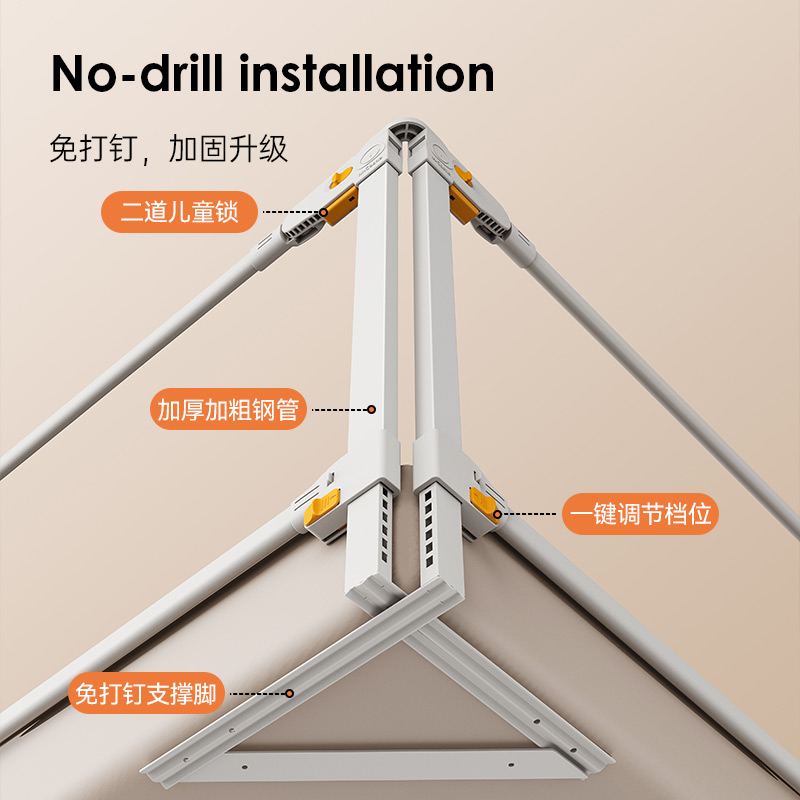 【自营】M-Castle慕卡索床围栏护栏宝宝防摔床上防护栏婴儿防掉床