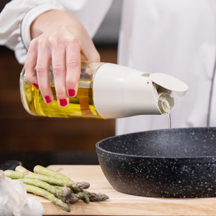 【自营】加拿大zuutii油壶防漏油自动开合玻璃酱油醋调味瓶罐厨房