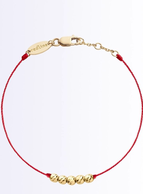 【自营】redlineredline 巴黎红绳黄金小熊钻石-黄金色全绳847