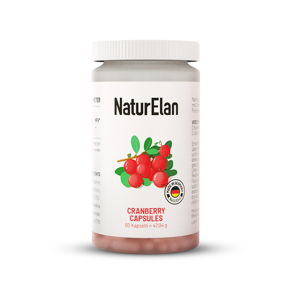 天猫国际进口超市【直营】德国NaturElan 呐兔蔓越莓胶囊 90粒/瓶 卵巢呵护保养0