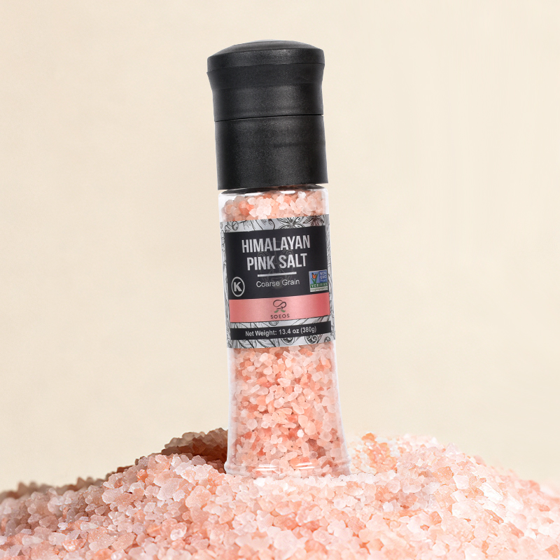 【自营】SOEOS喜马拉雅玫瑰盐粗粉盐天然矿盐无碘无添加剂食用盐