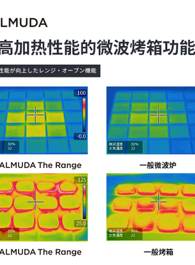 【自营】balmuda巴慕达微波烤箱家用小型微烤一体机微波炉平板式