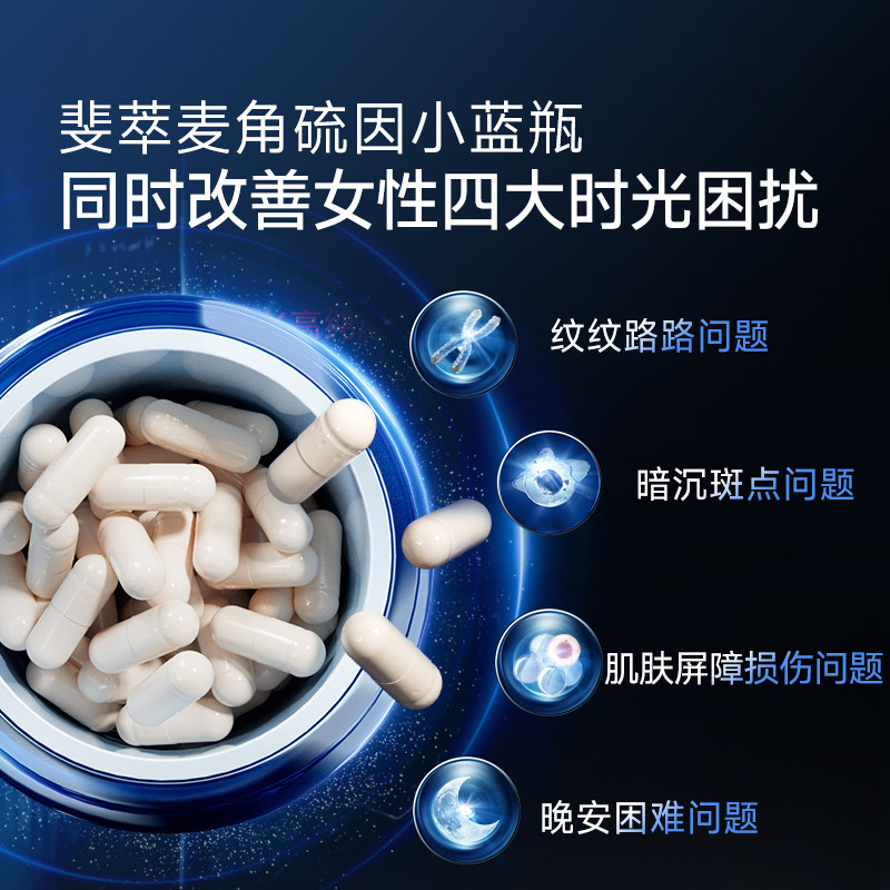 【自营】FineNutri斐萃麦角硫因精华EGT胶囊小蓝瓶抗氧60粒*6瓶,淘宝优惠券,粉丝福利购,淘宝优惠卷