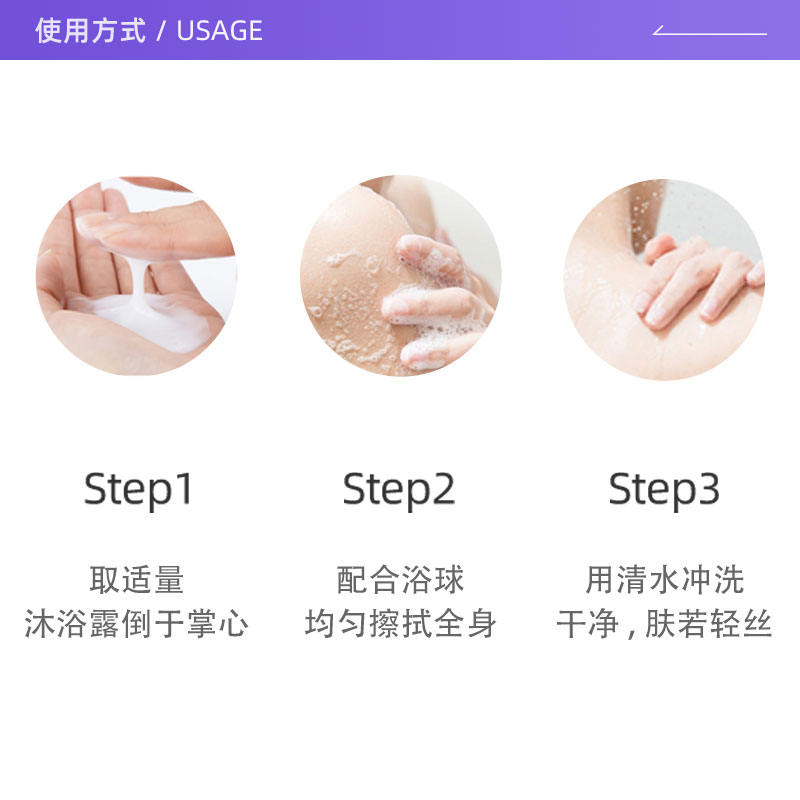 【自营】水莲花沐浴乳500ml留香保湿东方宝石进口沐浴露正品滋润