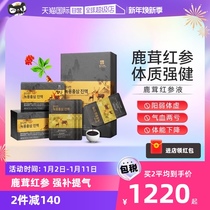 (Self-Employer) South Korean High Ginseng Concentrated Liquid Ginseng to Nourish Health Qi And Blood Antler Red Ginseng 30 Package