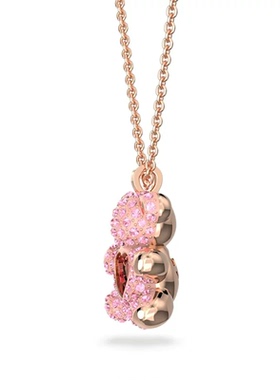 【自营】SWAROVSKI/施华洛世奇泰迪熊项链女粉/蓝5642976/5737620
