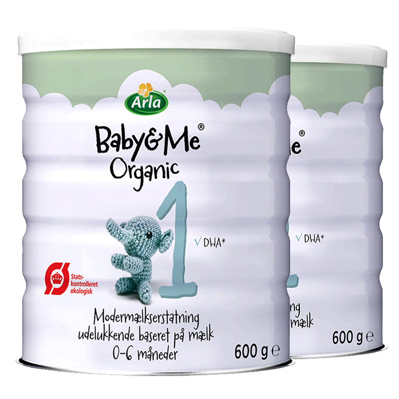 天猫国际进口超市Arla有机婴儿配方奶粉版一段 600g/罐 2罐装0