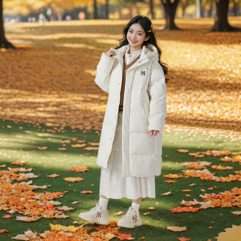 【自营】MLB美职棒长款羽绒服男女装冬季防风休闲服保暖羽绒外套,淘宝优惠券,粉丝福利购,淘宝优惠卷