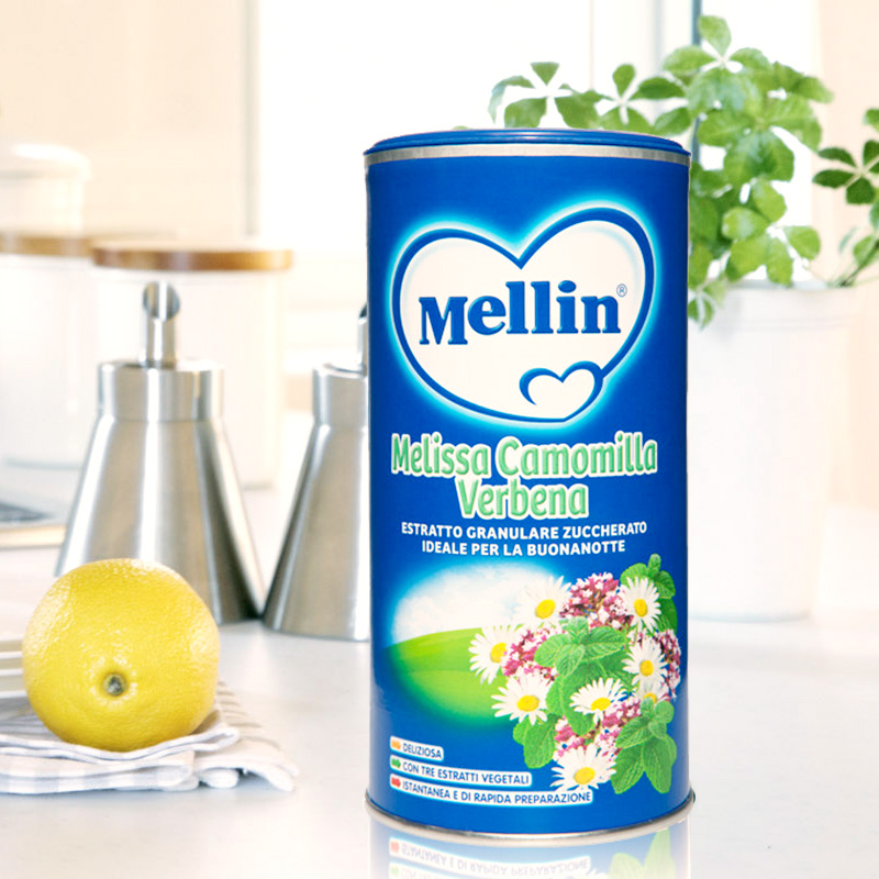 天猫国际进口超市【直营】意大利美林Mellin 婴幼儿清火宝 晚安菊花晶200g*4盒装3