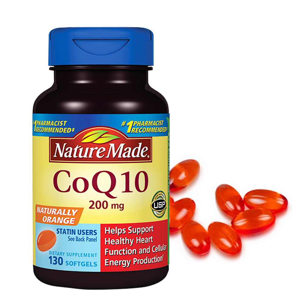 天猫国际进口超市【直营】Nature Made天维美辅酶Q10软胶囊200mg*130粒*2瓶 美国1