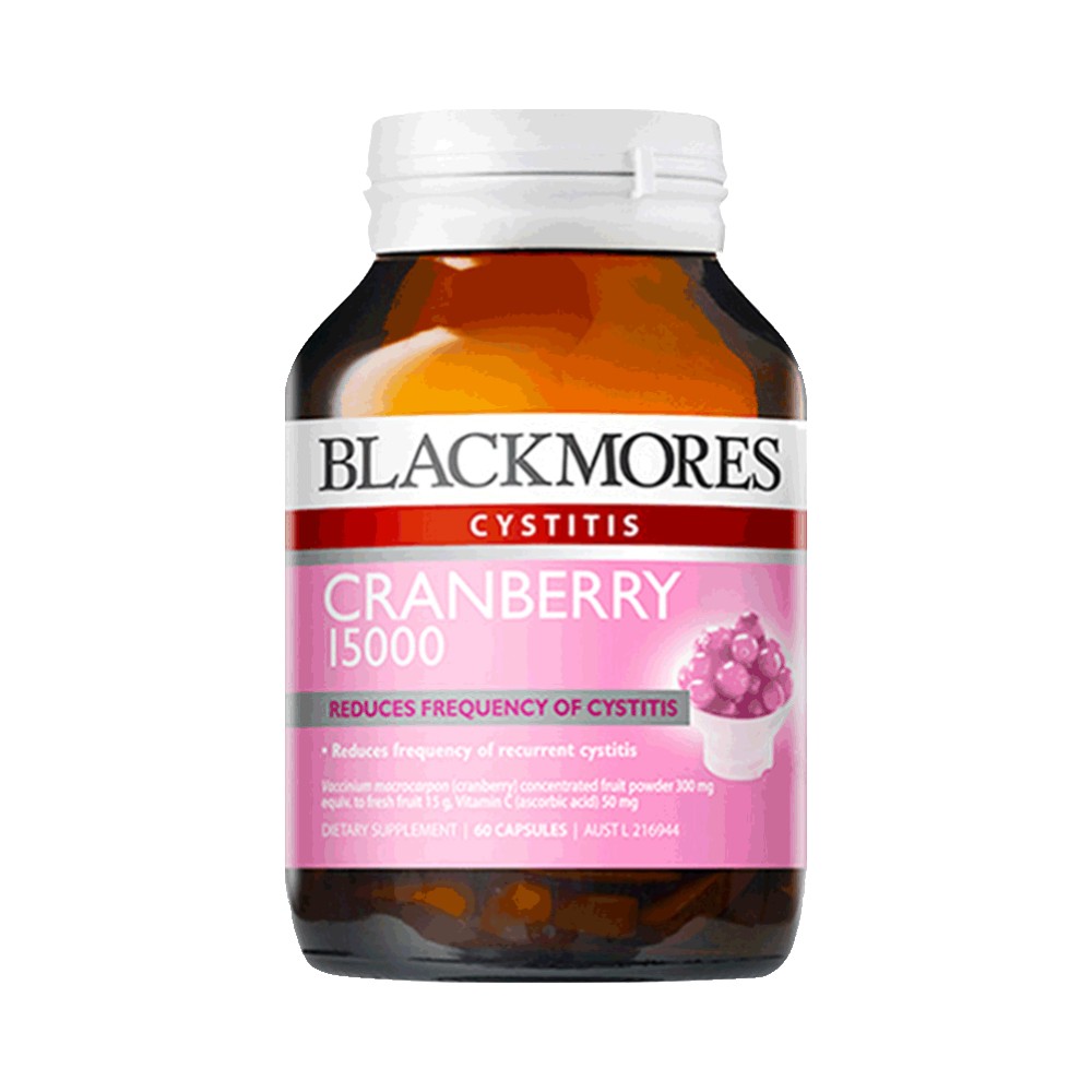 天猫国际进口超市澳洲Blackmores澳佳宝蔓越莓精华15000mg 60粒 呵护女性保健0