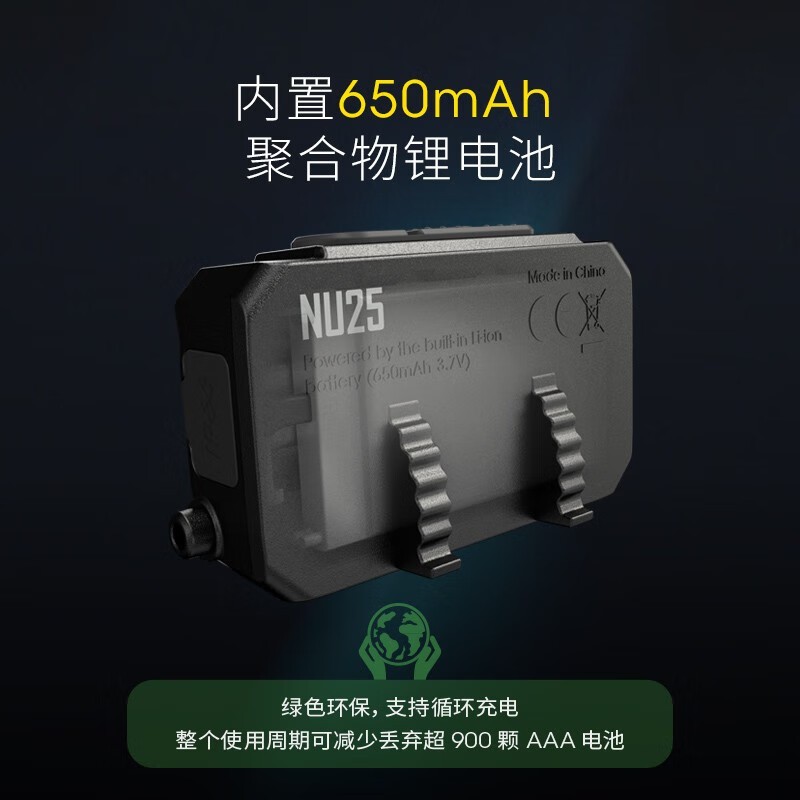 NITECORE奈特科尔NU25 UL夜钓鱼专用户外露营超轻多光源高亮头灯 - 图3