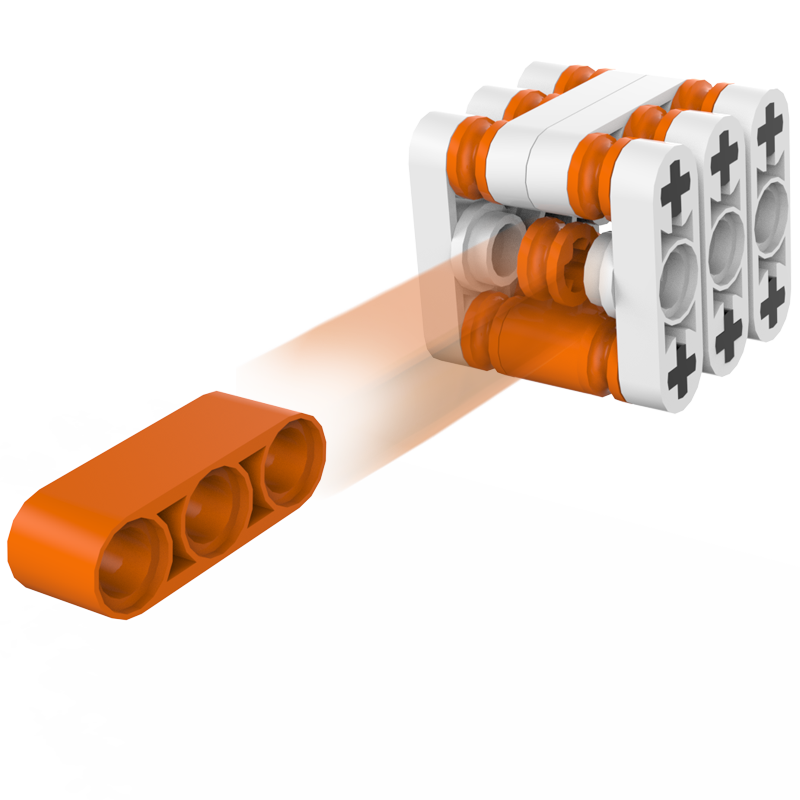 积木发射器盲袋可发射子弹拼插无限魔方拼装合体变形男孩益智玩具 - 图3