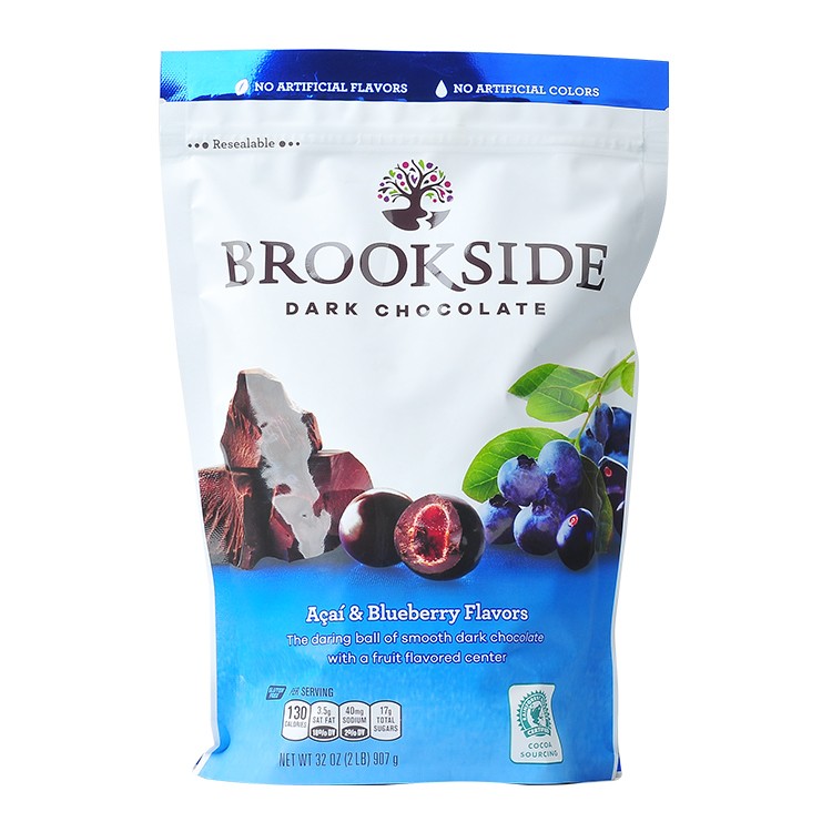 包邮美国进口Brookside蓝莓汁夹心巧克力糖豆850g糖果零食健康礼 - 图3