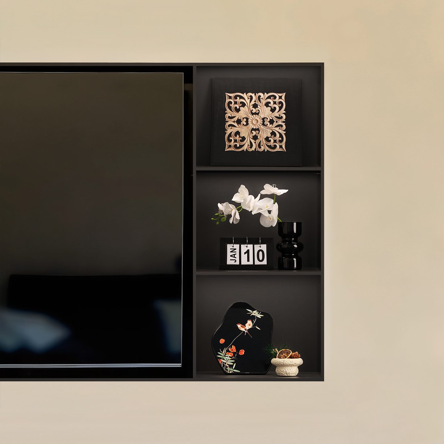 中古风电视柜摆件相框组合套装客厅壁龛装饰品高级感复古酒柜搭配,淘宝优惠券,粉丝福利购,淘宝优惠卷