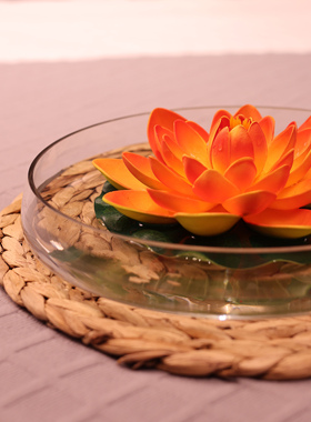 美容床透明玻璃观景盆欧式简约