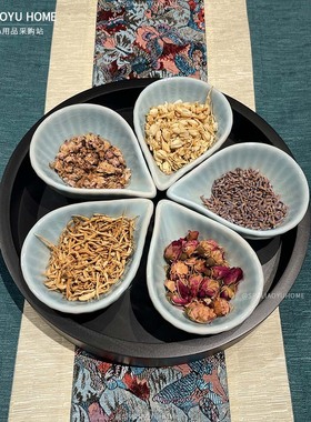 美容院水滴碗陶瓷分装东南亚风