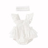 100 days baby dress summer pure cotton backless jumpsuit