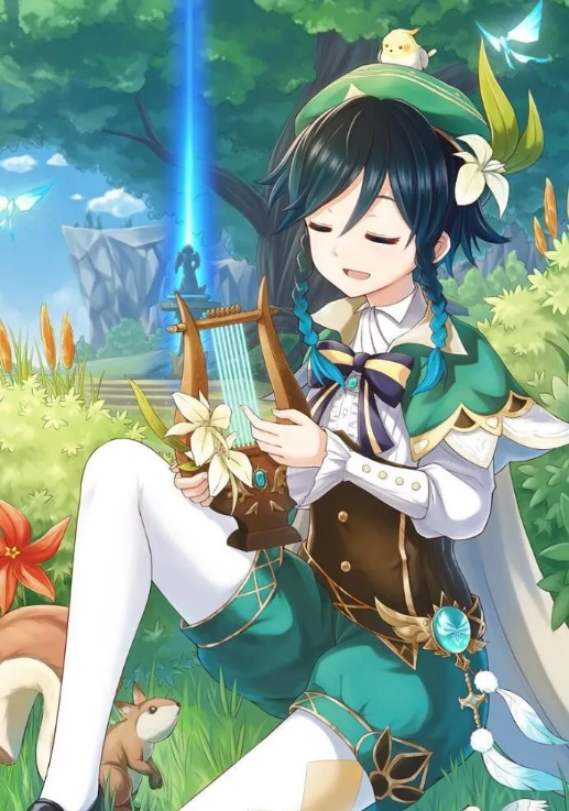 原神官服初始温蒂 三无初始手工号温迪 双改号 三端互通